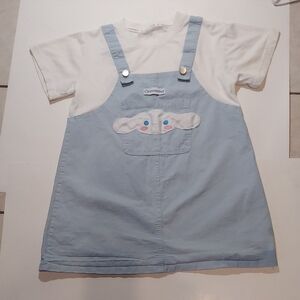 Cinnemeroll Blue Girls One Piece Casual Dress Size Small